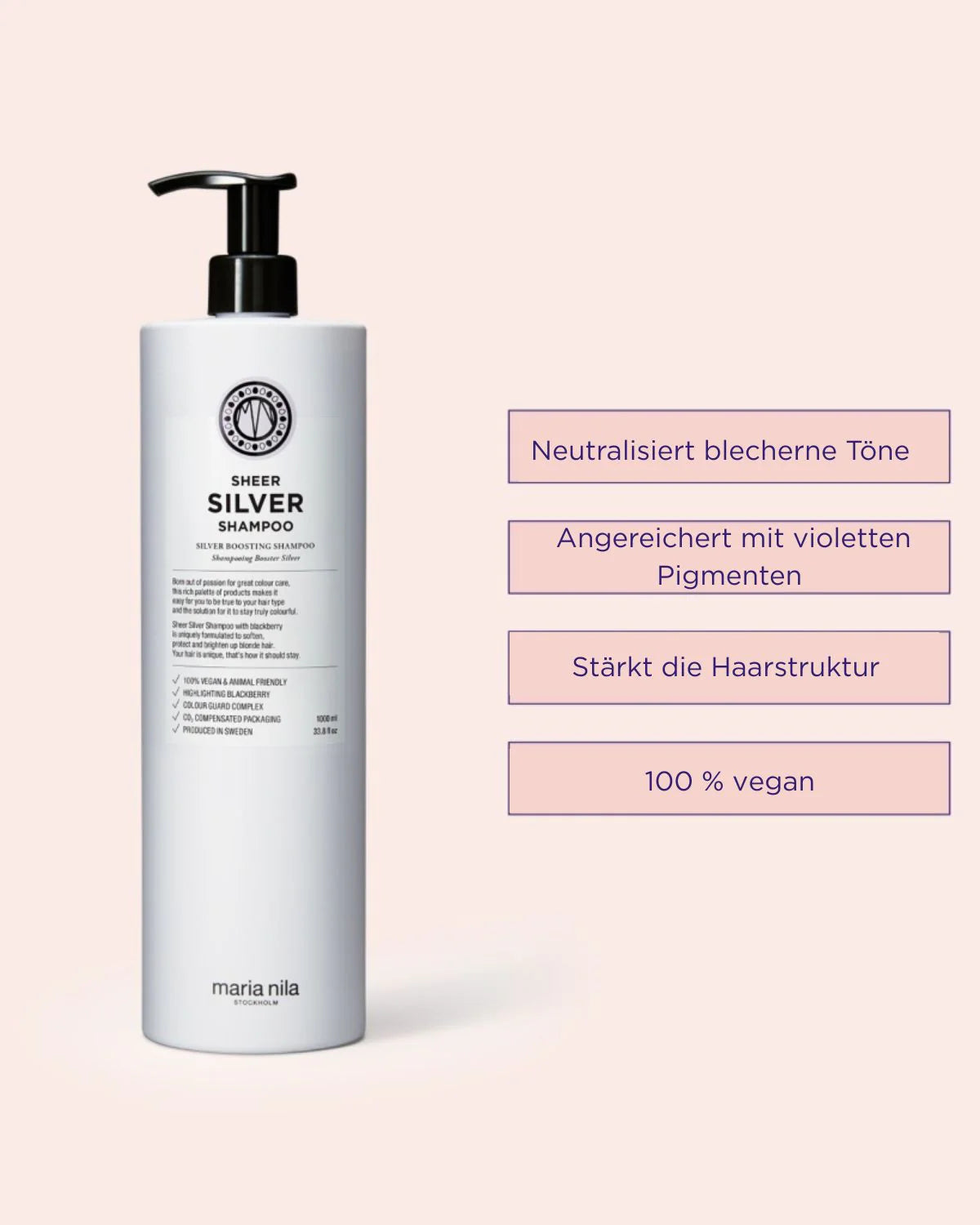 Maria Nila Sheer Silver Shampoo